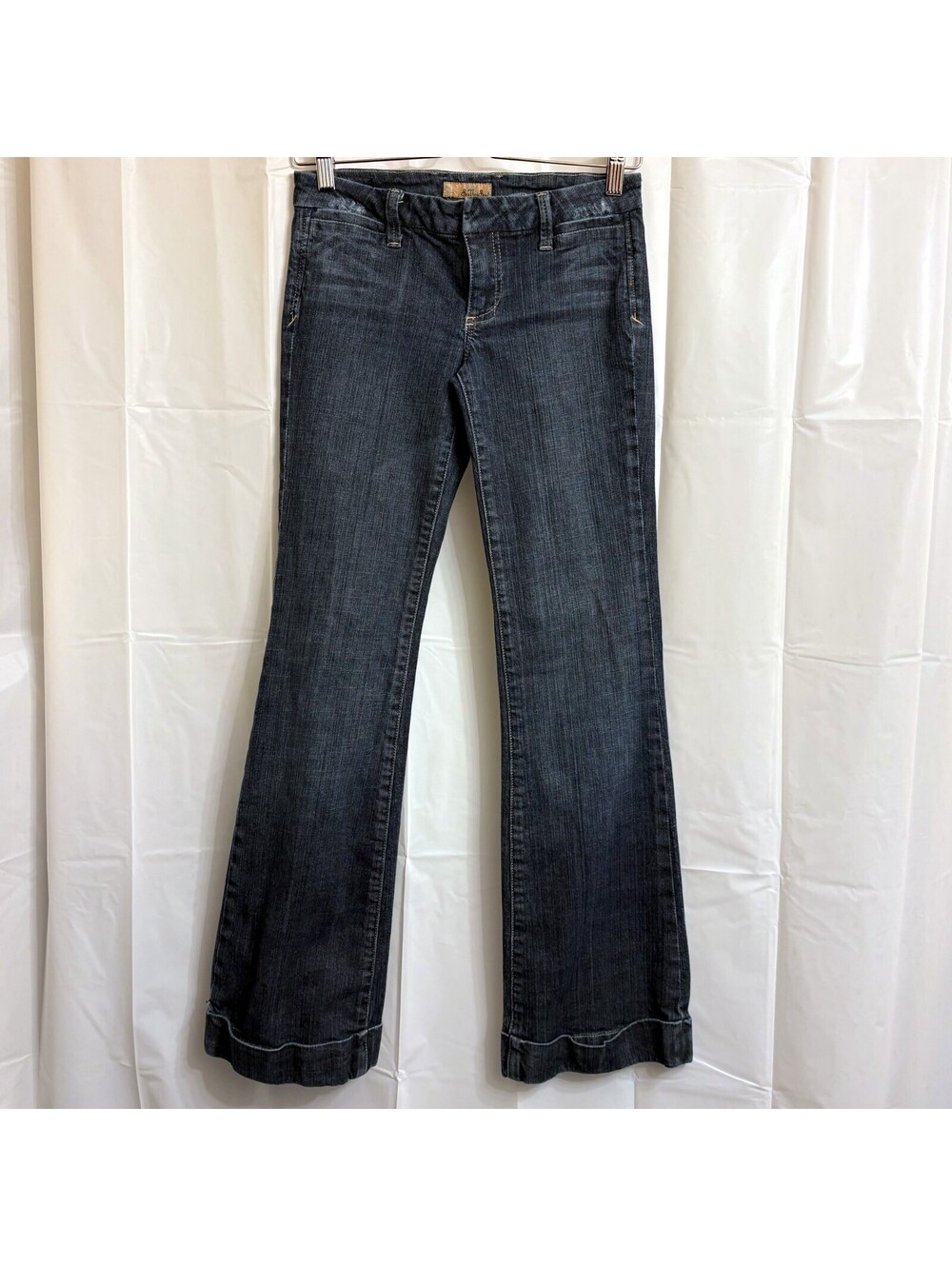 See Thru Soul Women's Flare Jeans Size 25 Blue 31" Inseam